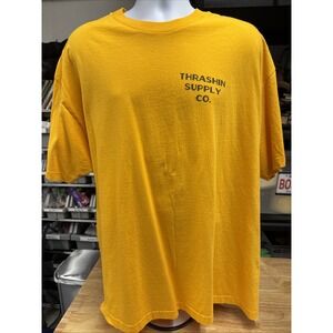 Thrashin Supply Co. Men's XXL Yellow T-Shirt